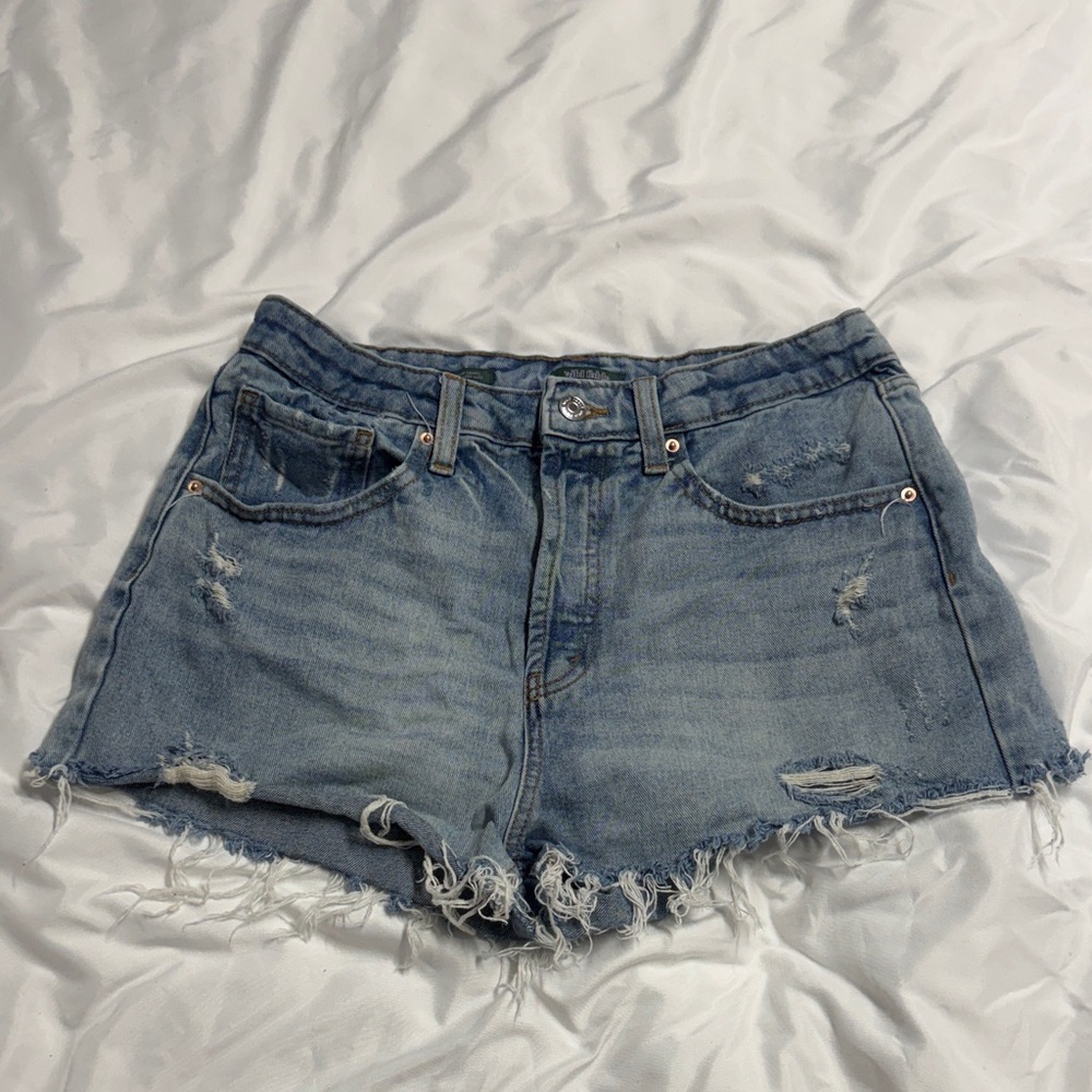 Wild Fable Light Blue Distressed Jean Shorts